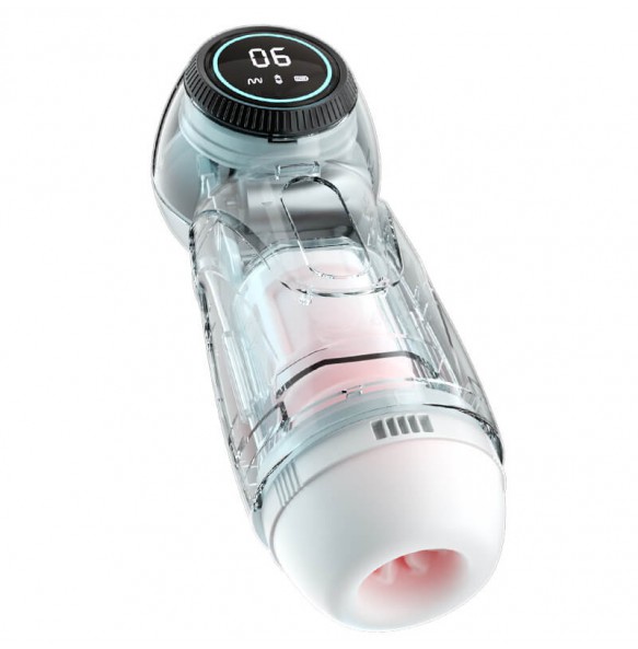 MizzZee - Space Thursting Heated Vibration Masturbator (Chargeable - White)